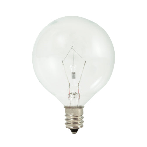 Bulbrite 461225 KR25G16CL 25W G16 Clear Krypton