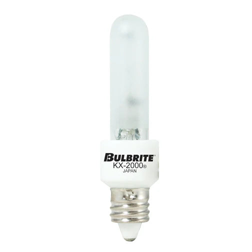 Bulbrite 473141 KX40FR/MC 40 Watt KX2000 Krypton/Xenon Lamp Frost E11 Minican Base