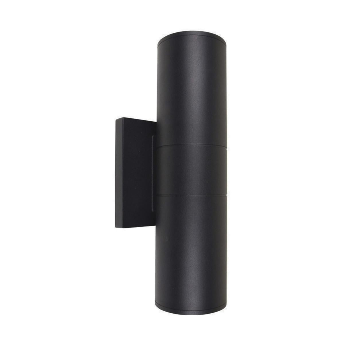 Satco 62-1144R1 2 Light LED Large Up and Down Sconce Fixture Black Finish 20W 120/277V