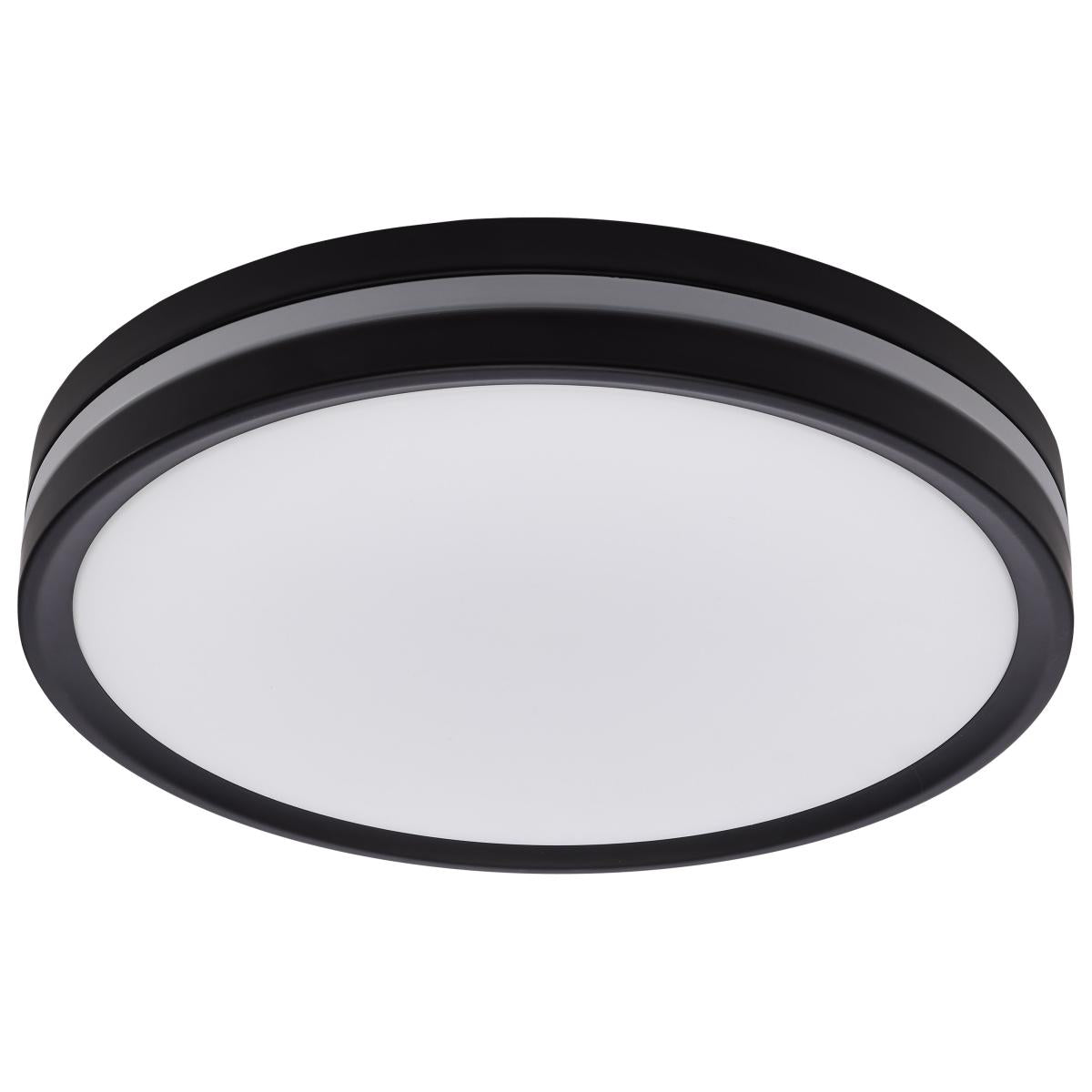 Satco 62-1691 11 Inch Surface Mount with Night Light 5 CCT Selectable Matte Black Finish