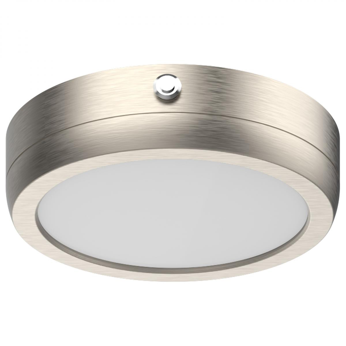 Satco 62-1713-EM Blink Pro EM Battery Backup 7 Inch Round Shape Brushed Nickel Finish