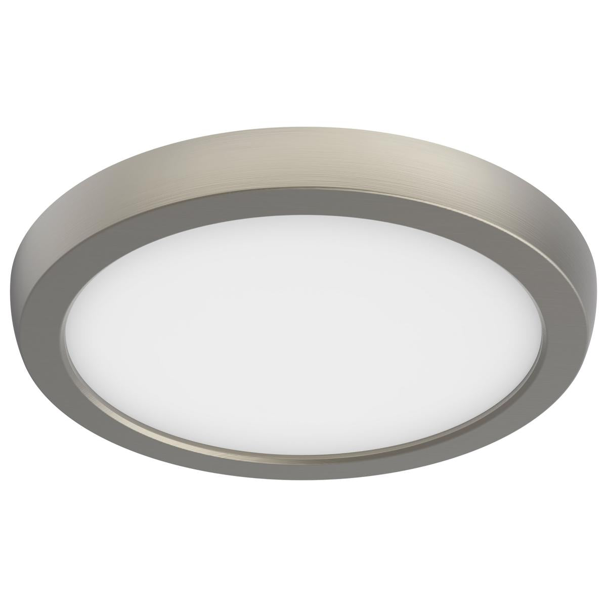 Satco 62-1713 Blink Pro - 11W 7in LED Fixture CCT Selectable Round Shape Brushed Nickel Finish 120V