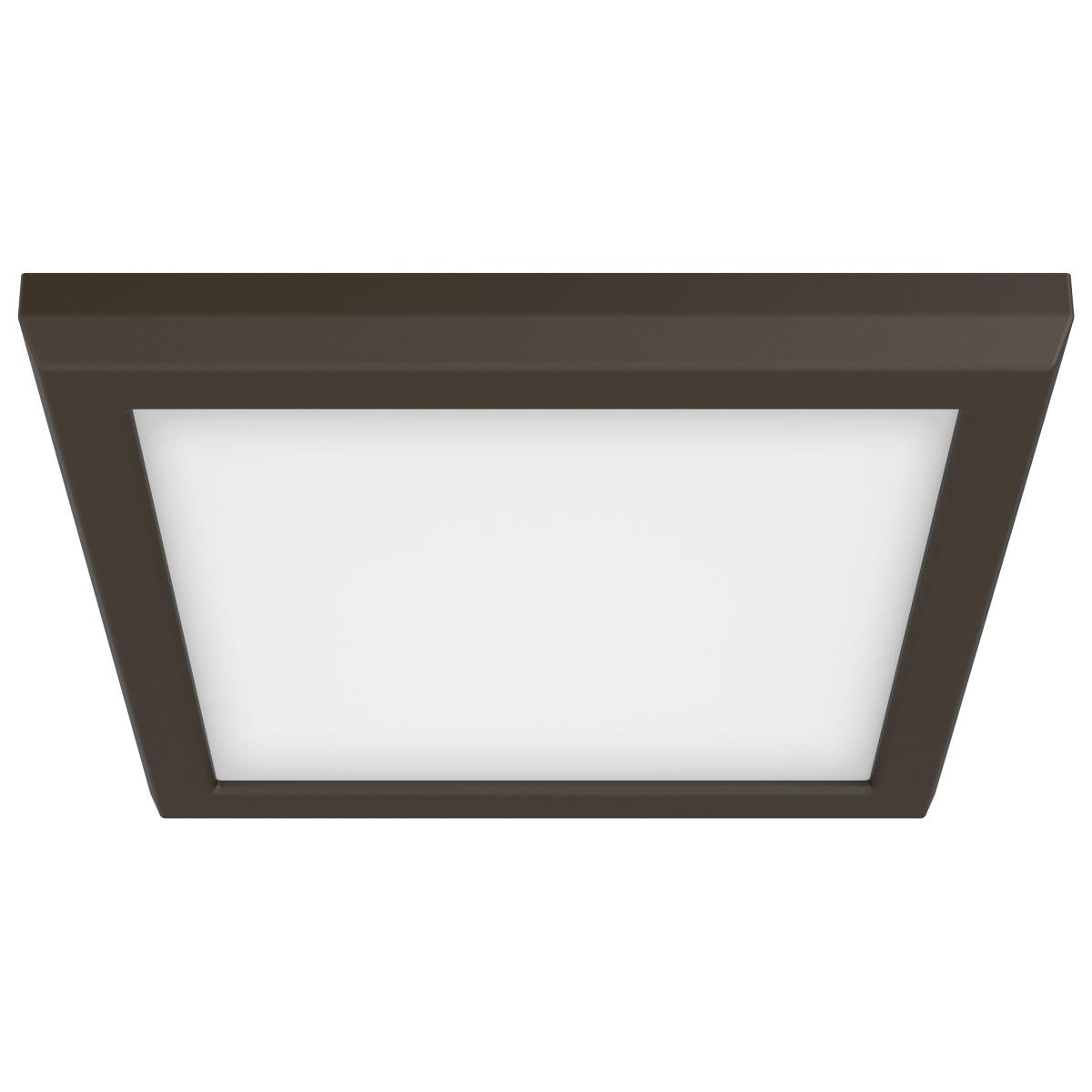 Satco 62-1716 Blink Pro - 11W 7in LED Fixture CCT Selectable Square Shape Bronze Finish 120V