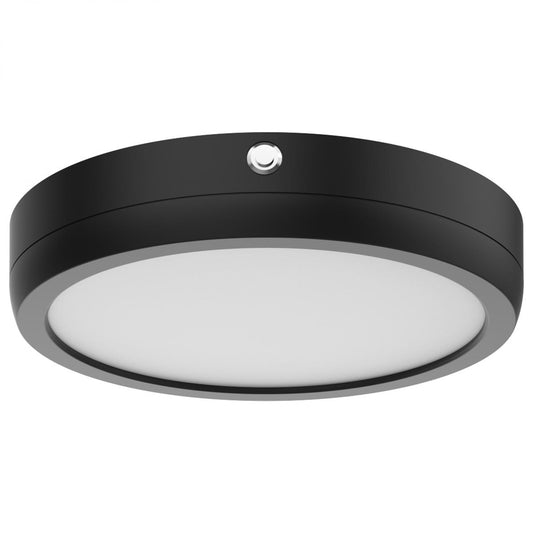 Satco 62-1721-EM Blink Pro EM Battery Backup 9 Inch Round Shape Black Finish