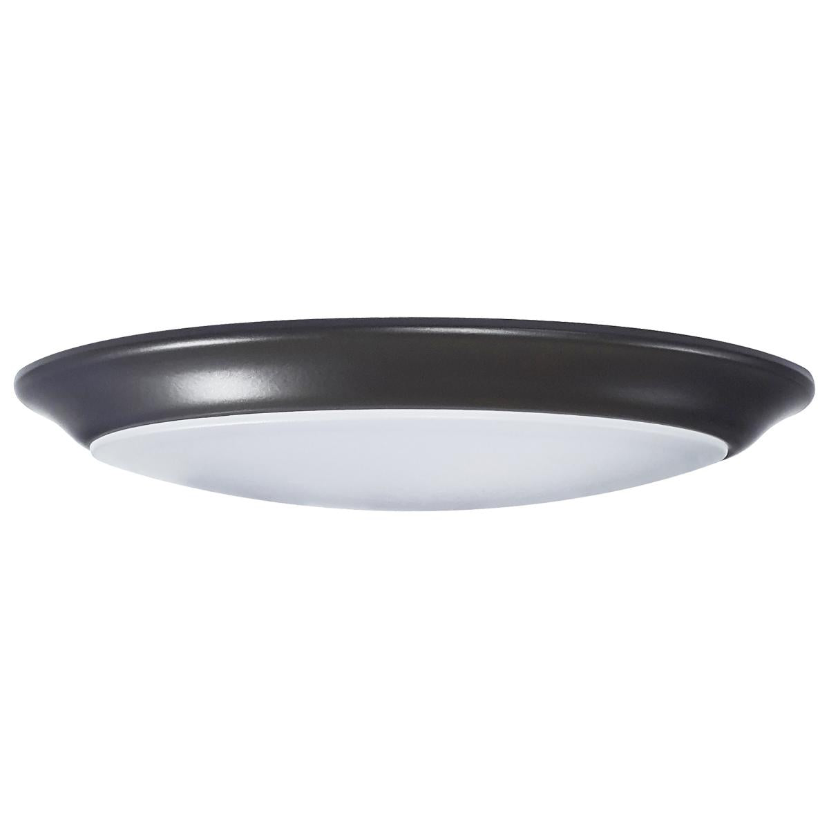 Satco 62-1803 7 inch LED Disk Light 5-CCT Selectable 27K/3K/35K/4K/5K Bronze Finish