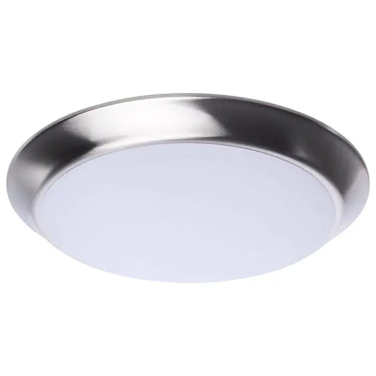 Satco 62-1802R1 7" LED Disk Light 27K/3K/35K/4K/5K CCT Selectable Brushed Nickel