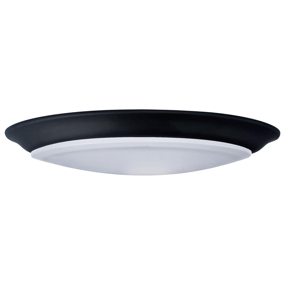 Satco 62-1814 10 inch LED Disk Light 5-CCT Selectable 27K/3K/35K/4K/5K Black Finish