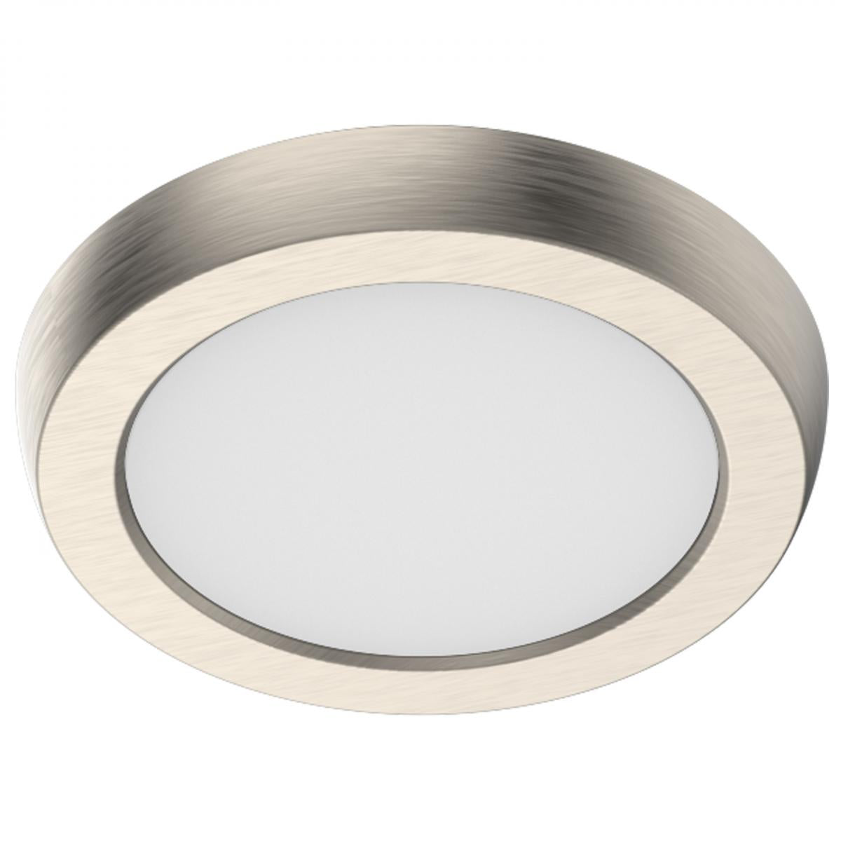 Satco 62-1903 Blink Performer - 8 Watt LED 5 Inch Round Fixture Brushed Nickel Finish 5 CCT Selectable