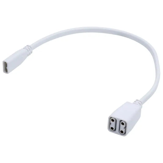 Satco 63-417 CABLE SPLITTER SINGLE TO DOUBLE White