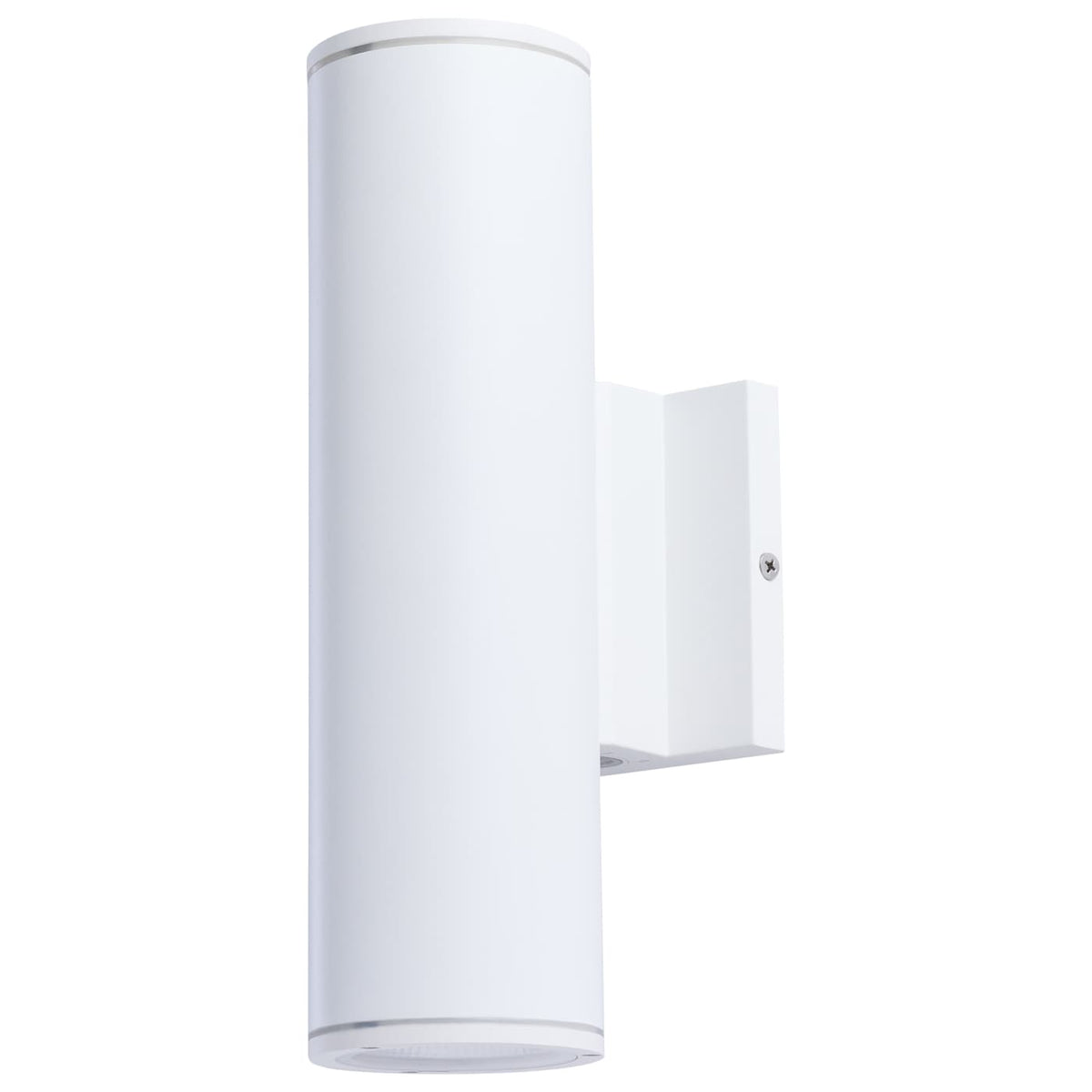 Satco 65-1753 10 Watt  3K/4K/5K CCT Selectable  1 Light Medium Wall Sconce  Up or Down Installation  White Finish  120-277 Volt