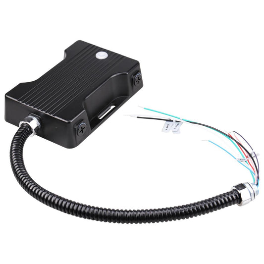 Satco 65-638 Add on Emergency Backup Battery for LED Round Canopy Light Fixtures 8 Watt 90 min. Run Time Black Finish