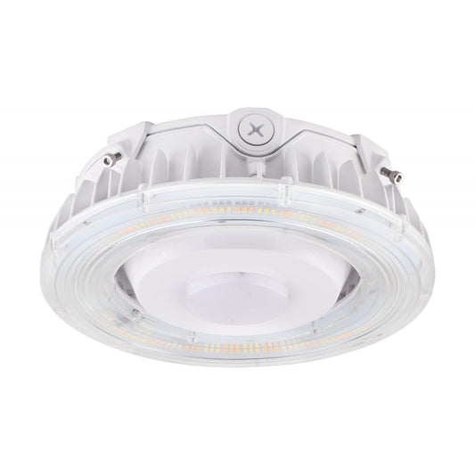 Satco 65-631R1 LED Canopy Fixture 100 Watt CCT Selectable White Finish