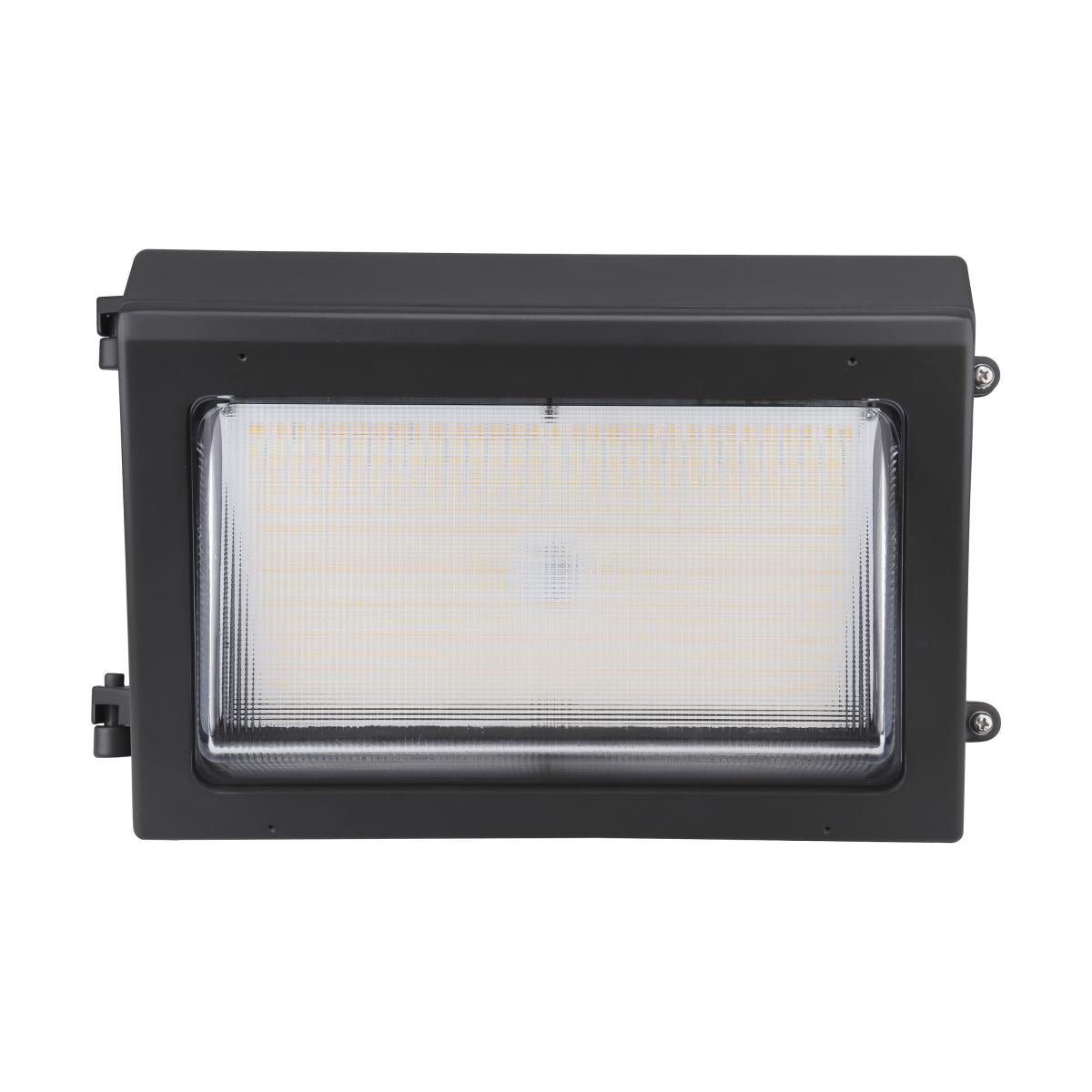 Satco 65-757 CCT and Wattage Adjustable LED Wall Pack Integrated Bypassable Photocell CCT Selectable from 3000, 4000 or 5000K Wattage Selectable from 29, 40, or 60 Watt 120-347 Volt