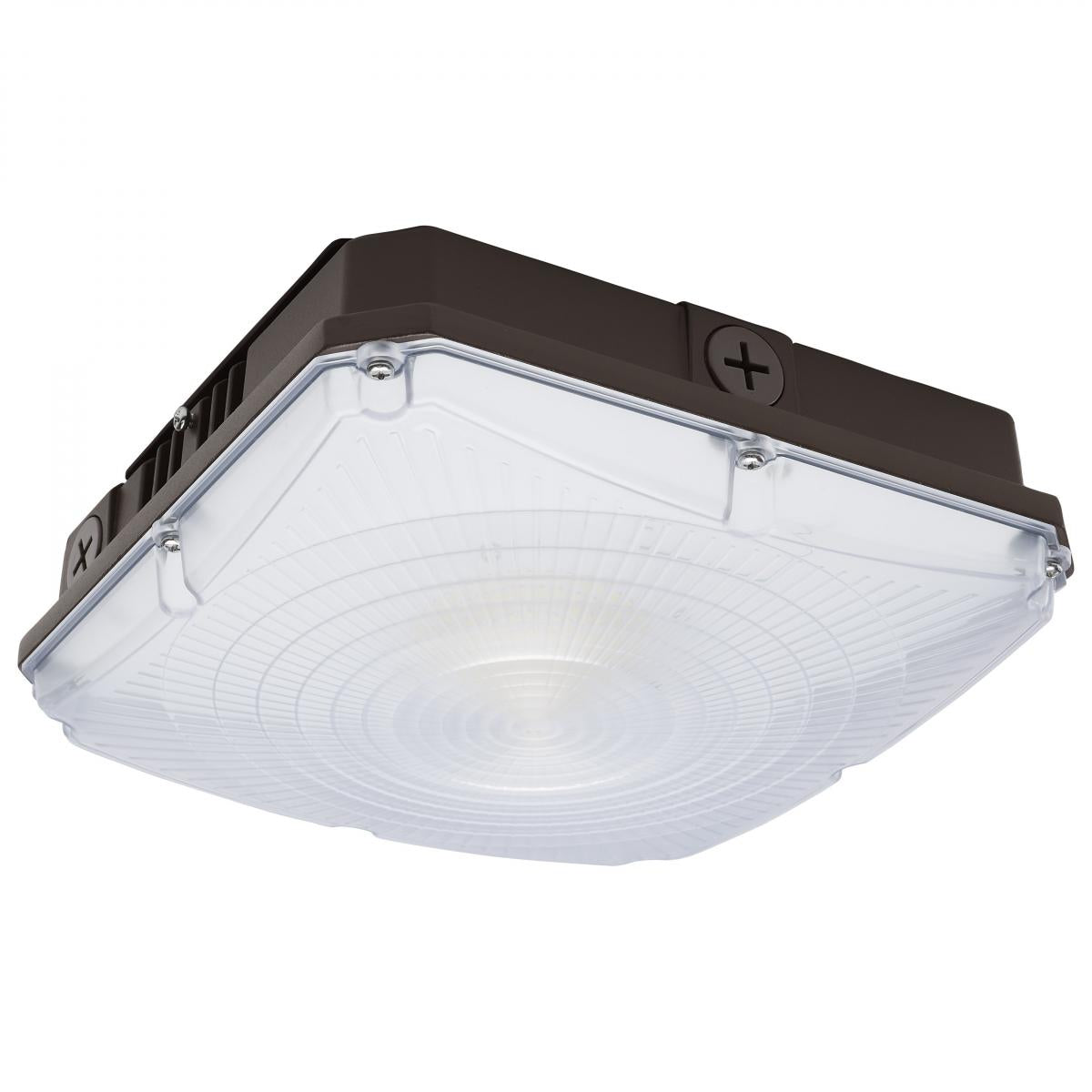 Satco 65-980 8.5 Inch LED Field Selectable Canopy Fixture 25/30/40 Watts 3K/4K/5K CCT