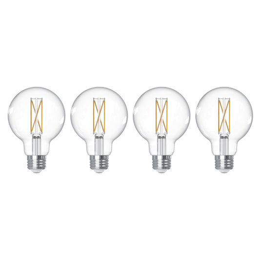 Bulbrite 776241 LED7G25/40K/FIL/D/B/2/4P 7.6W G25 E26 120V 4000K - 4 PACK
