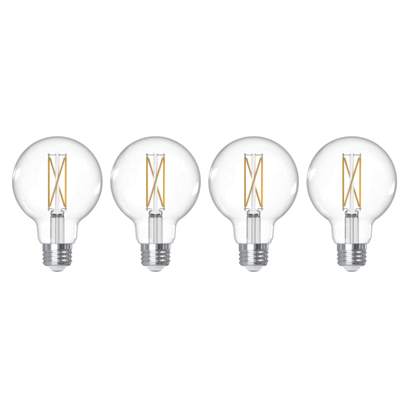 Bulbrite 776244 LED7ST18/40K/FIL/D/B/2/4P 7.6W ST18 E26 120V 4000K - 4 PACK
