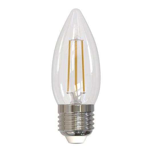 Bulbrite 776734 LED5B11/30K/FIL/E26/3 5.5W LED B11 3000K FILAMENT E26 FULLY COMPATIBLE DIMMING