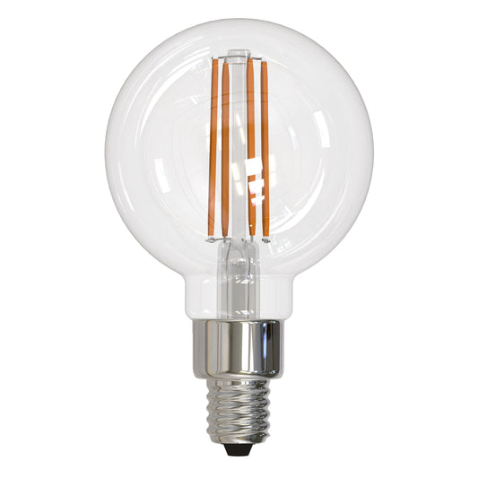 Bulbrite 776744 LED4G16/30K/FIL/4/JA8 4W LED G16 3000K FILAMENT E12  FULLY COMPATIBLE DIMMING JA8