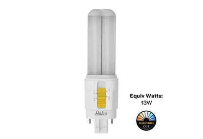 Replacement for Halco 81161 PL6H/835/HYB/LED LED PLUG-IN HORIZONTAL 6W 3500K NON DIMMABLE HYBRID GX23 PROLED - NOW 82846