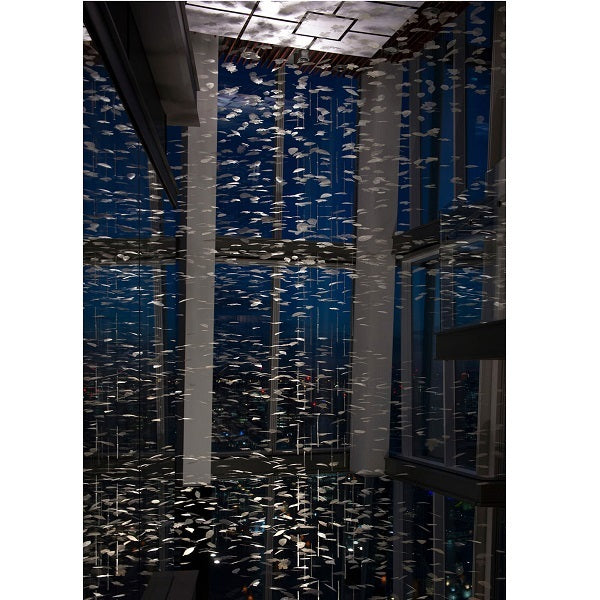 Architectural wall lighting using Soraa SNAP 4 inch 40 degree louver accessories