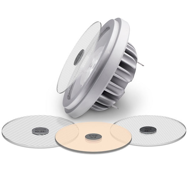 Soraa AC-E-FR-3636-00-S1 SNAP 4 inch Flat Top 36 x 36 degree lens set with Soraa LED lamp