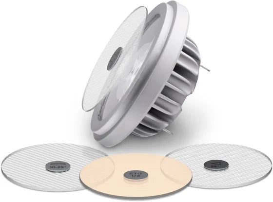 Soraa AC-GC-6060-00-S1 SNAP 2 inch circular beam spreader 60 degree lens lens set with a Soraa LED lamp