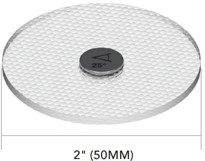 Soraa SNAP 2 inch linear beam spreader lens with 50 mm diameter measurement