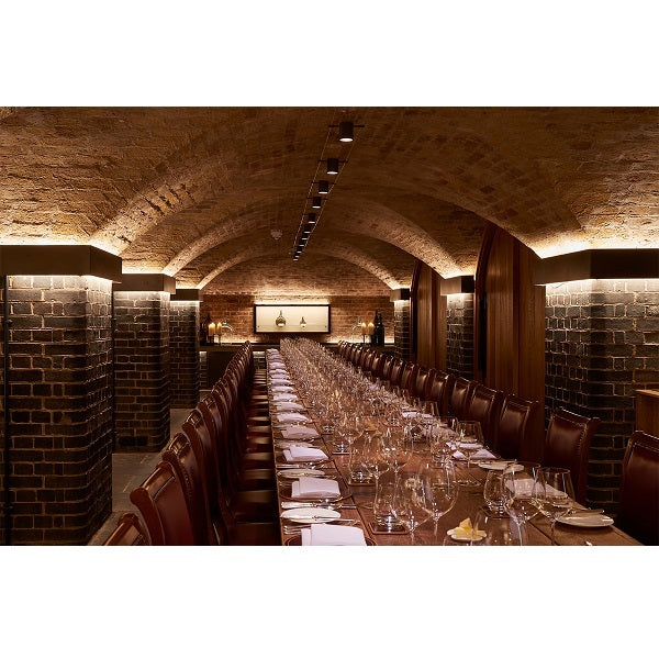 Wine cellar lighting using Soraa SNAP 4 inch circular beam spreader 60 degree lens