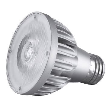 Soraa SP20-11-60D-830-H1 BRILLIANT PAR20 E26 120V LED lamp, 10.7W, 60 degree, 3000K angled product photo
