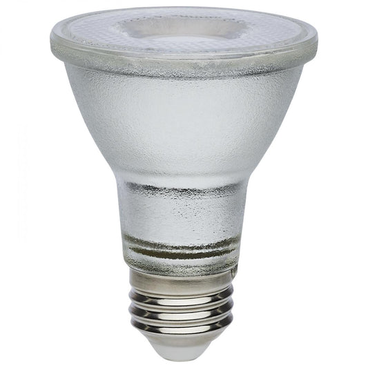 Satco S11496 7 Watt Econo LED PAR20 5000K 35 Degree Beam Angle Medium Base 120-277 Volt Silver Finish