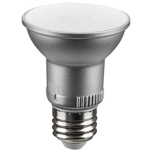 Satco S11581 5.5 Watt PAR20 LED Medium Base Silver Finish CCT Selectable 120 Volt 40 Degree Beam Angle