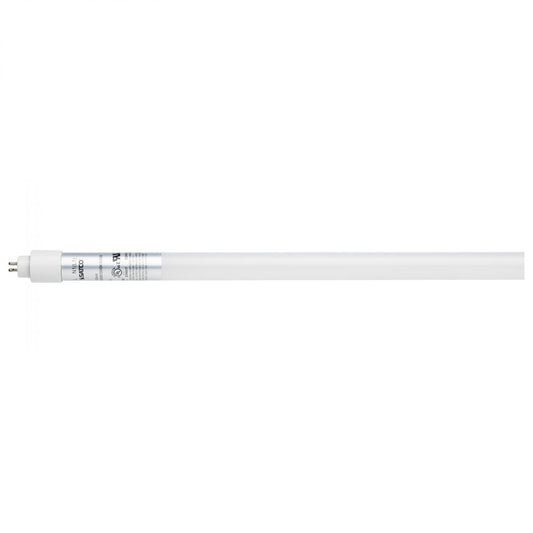 Satco S11653 12 Watt 2 Foot T5 LED CCT Selectable G5 Base Type B Ballast Bypass Single or Double Ended Wiring White Finish 120-277 Volt
