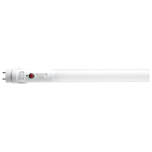 Satco S11731 17 Watt 48 Inch T8 LED 35K/40K/50K CCT Selectable Ballast Bypass with Battery Backup G13 Base 120-277 Volt