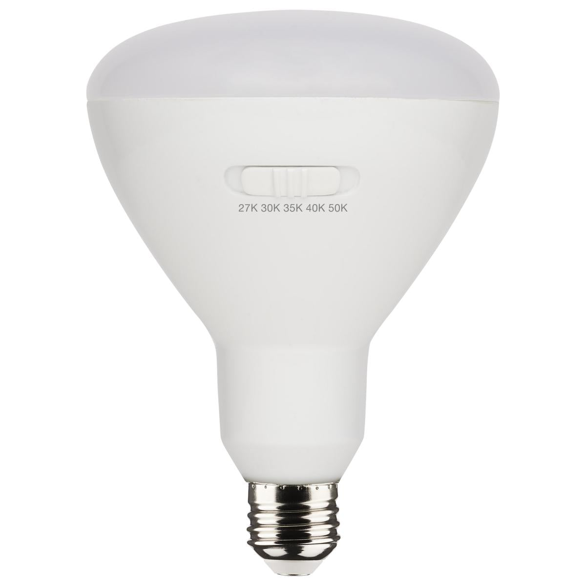Satco S11785 11 Watt BR40 LED 27K/30K/35K/40K/50K CCT Selectable Dim to Warm White Finish 120 Volt