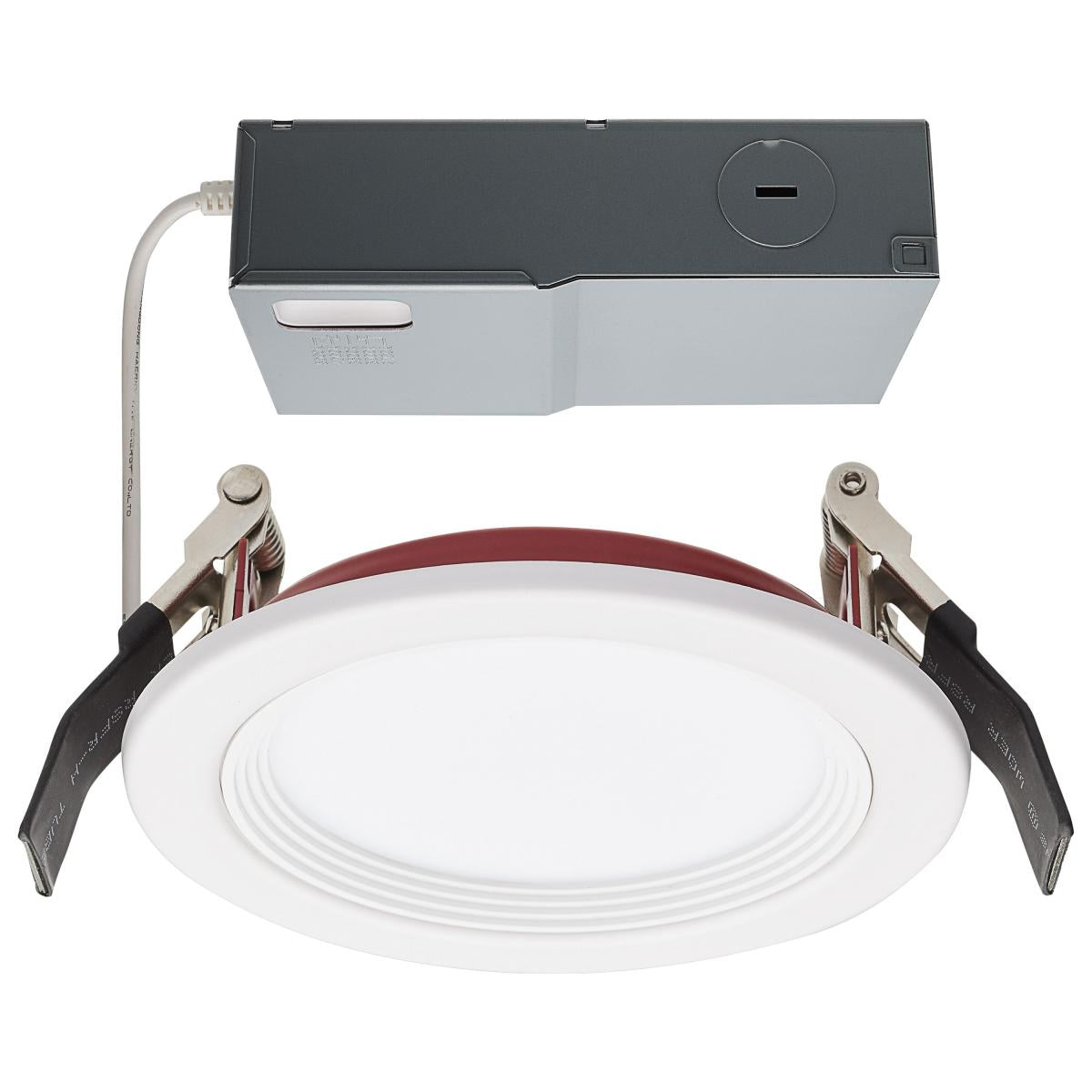 Satco S11865 10 Watt LED Fire Rated 4 Inch Direct Wire Downlight Round Shape White Finish CCT Selectable 120 Volts Dimmable Remote Driver