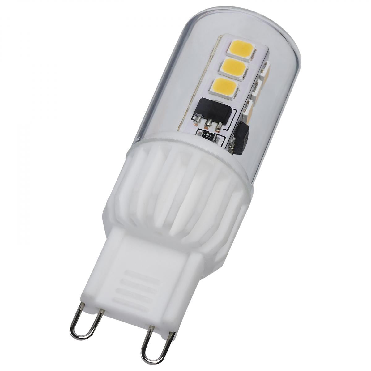 Satco S12129 3.5 Watt Mini LED G9 Base 5000K Clear Finish 120 Volt