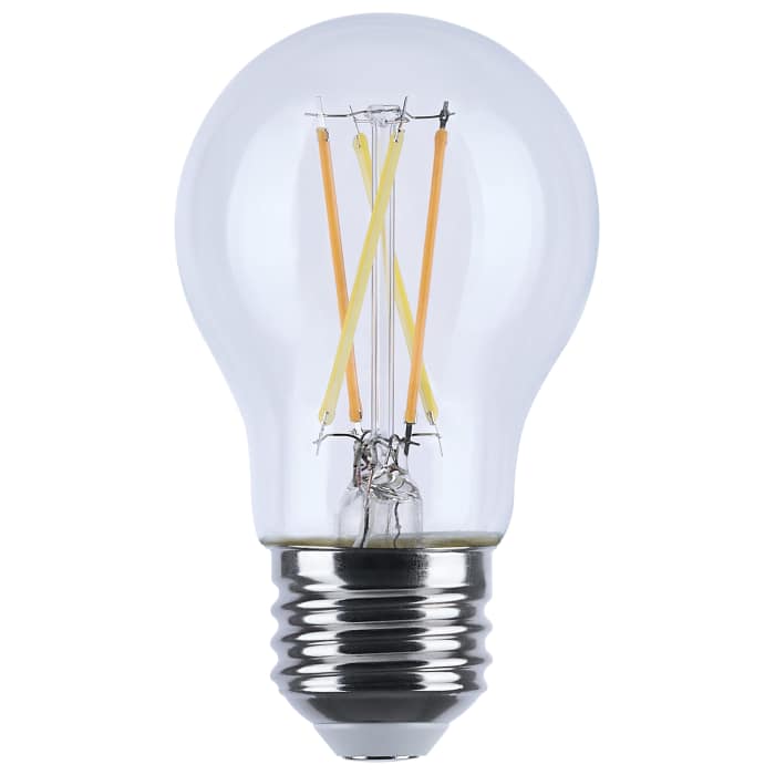 Satco S12163 4.5A15L/930WD/E26/GCYS 4.5 Watt LED A15 3000K-2000K Warm Dimming Medium Base Clear Finish