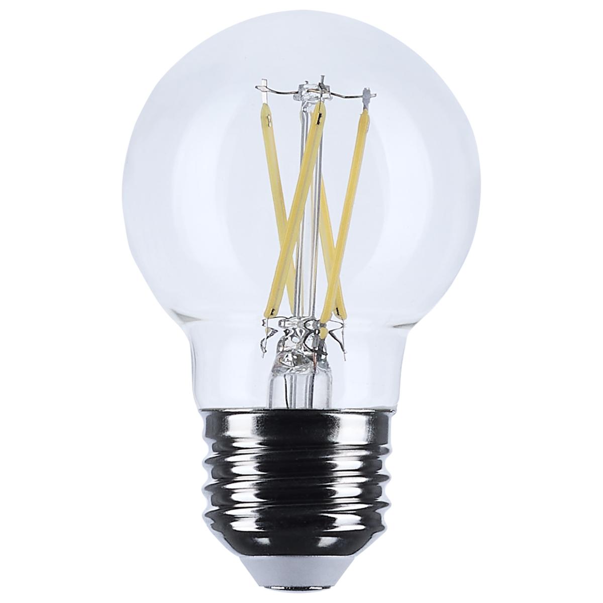 Satco S12475 4G16.5/LED/CL/935/120V/E26 4W G16.5 E26 3500K LED