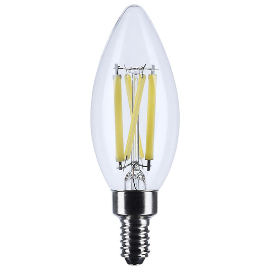 Satco S12496 8W/CTC/LED/935/120V/E12 8W B11 3500K E12 760 LUMEN