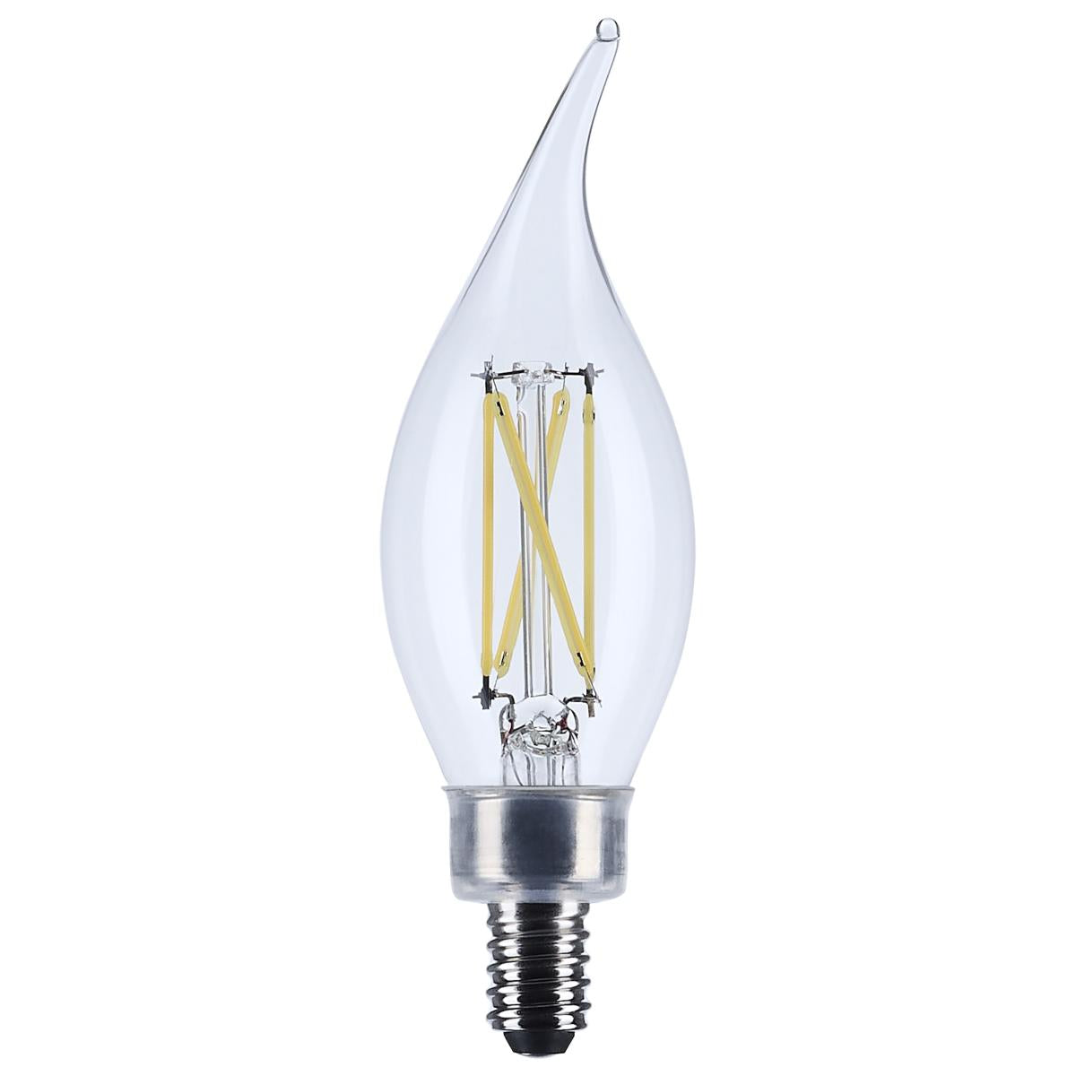 Satco S12508 5.5CA10/LED/935/CL/120V/E12 5.5W CA10 3500K LED