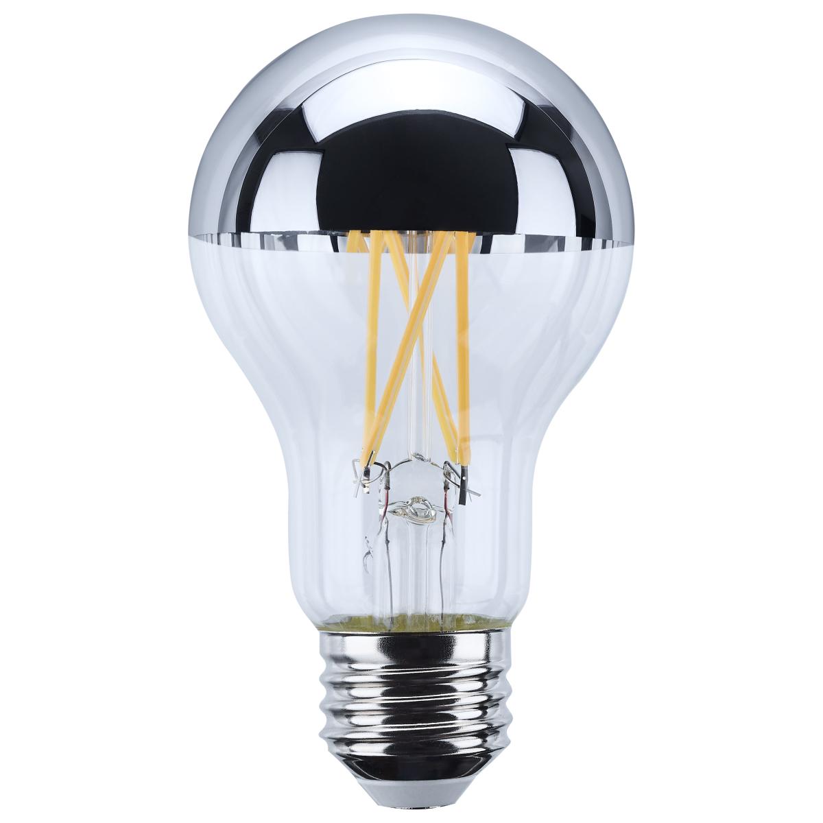 Satco S12539 12A19/SLVR/LED/927/120V 12W A19 LED Half Chrome Silver 2700K