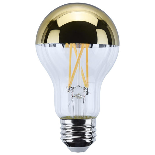 Satco S12540 12A19/GOLD/LED/927/120V 12W A19 Half Gold 2700K LED