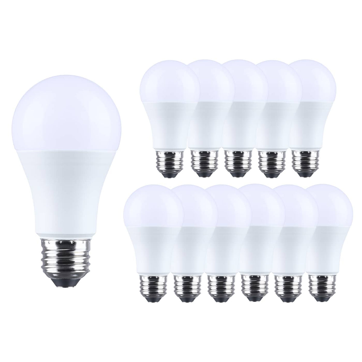 Satco S14334 15 Watt LED A19  2700K CCT  Medium Base  Plastic  120 Volt  12-Pack