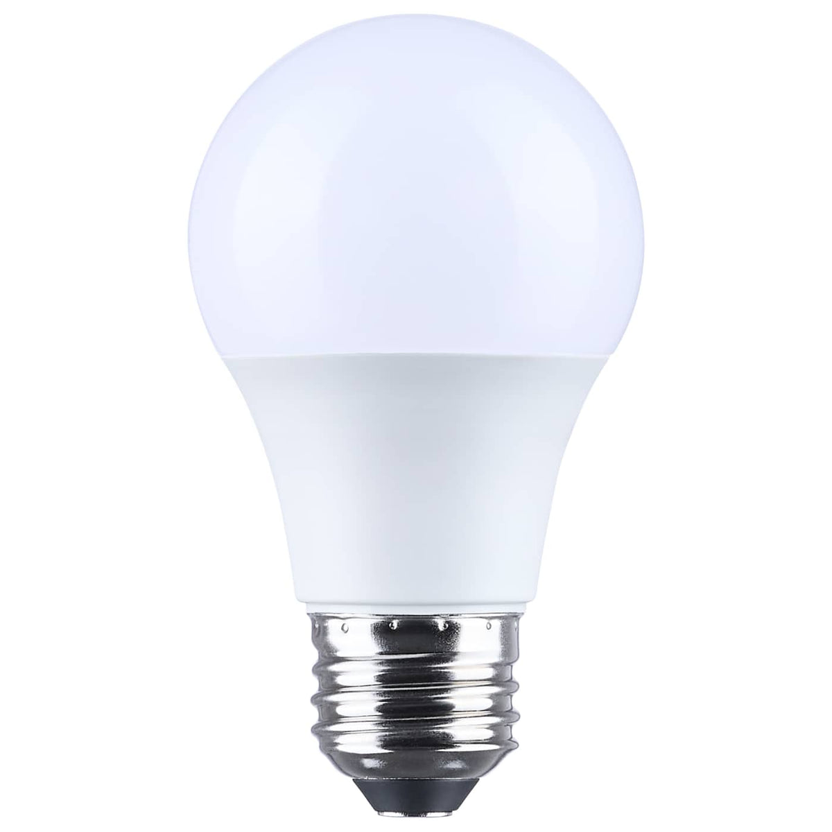 Satco S14348 6.5 Watt LED A19  4000K CCT  Medium Base  Plastic  120 Volt  1-Pack