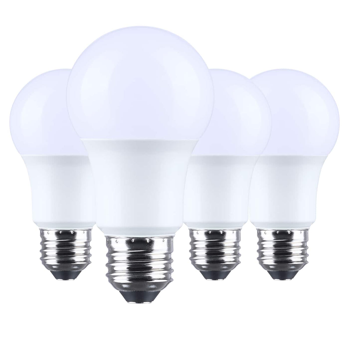 Satco S14359 9.8 Watt LED A19  4000K CCT  Medium Base  Plastic  120 Volt  4-Pack