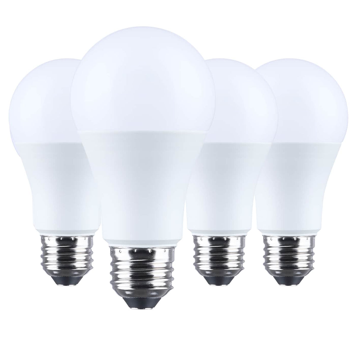 Satco S14373 13.5 Watt LED A19  4000K CCT  Medium Base  Plastic  120 Volt  4-Pack