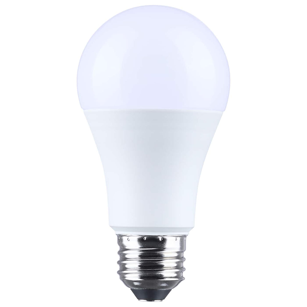 Satco S14392 13.5/10/5 Watt LED A19 Three-Way Lamp  2700K CCT  Lumens Selectable  Medium Double Contact Base  Plastic  120 Volt  1-Pack