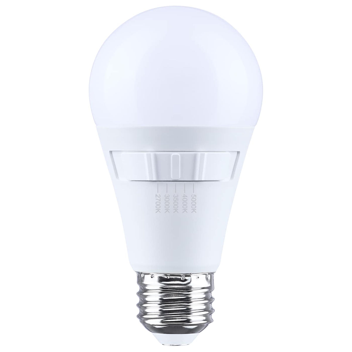 Satco S15194 12 Watt A19 LED  27K/30K/35K/40K/50K CCT  90 CRI  Medium Base  Plastic  Dimmable  120 Volt
