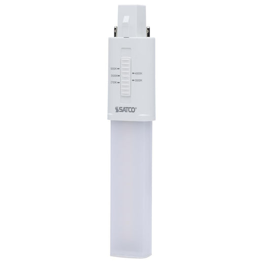 Satco S18405 4.5W/LED/CFL/5CCT/G23/BP 4.5W LED G23 27K/30K/35K/40K/50K 120-277V Type B Ballast Bypass