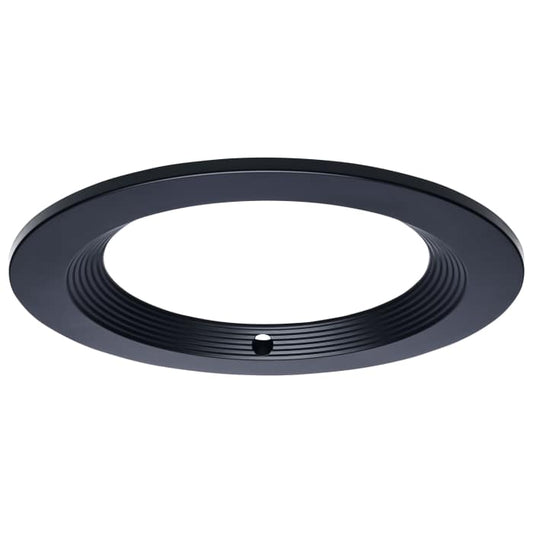 Satco S21674 CDL 4IN RND INT-EM TRIM BLACK 4-Inch Round Trim for LED Downlight with Integrated EM Driver Black Finish
